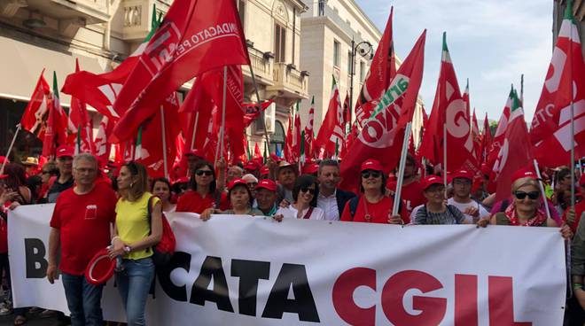 Manifestazione Cgil, Cisl, Uil Reggio Calabria