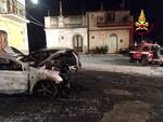 Auto bruciate a Palazzo San Gervasio