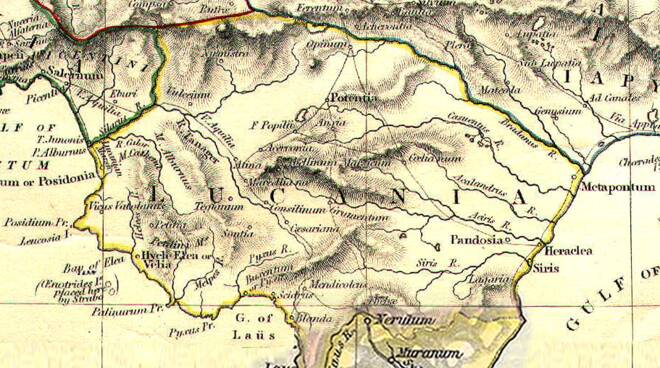 Lucania da The Historical Atlas, by William R_ Shepherd,1911