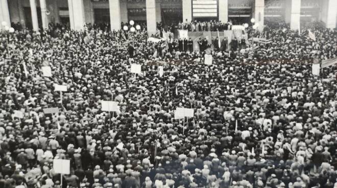 Manifestazione sindacale Potenza 1978